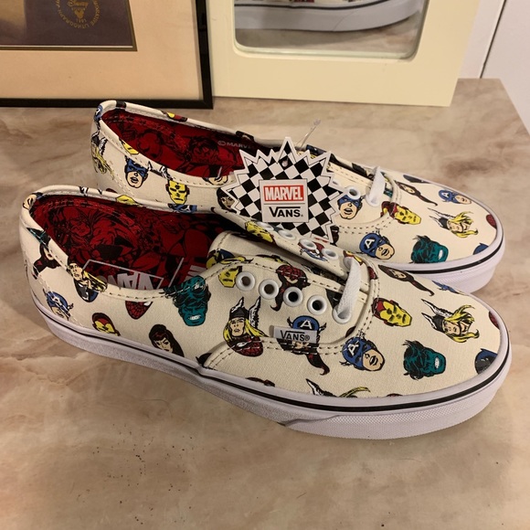vans x marvel authentic shoes